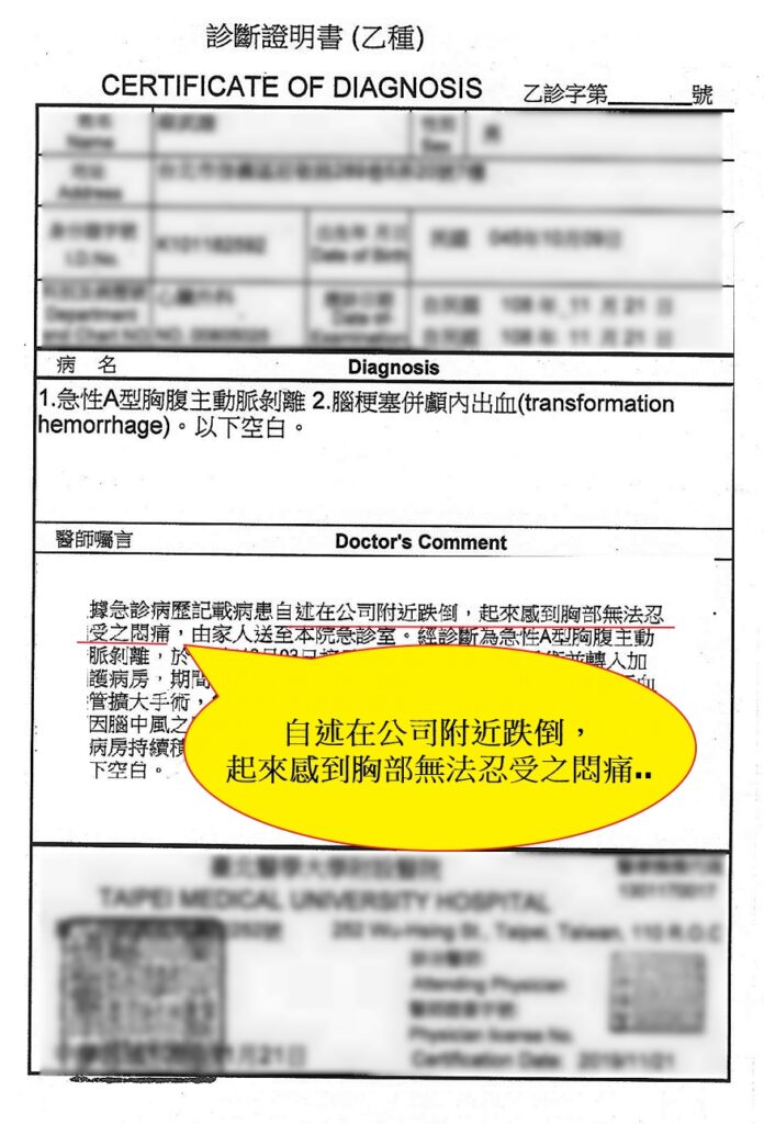 差1字少賠100萬 病人主訴→ 對保戶有利都不看?(局長的 疫苗意外險理賠談話有感 2)